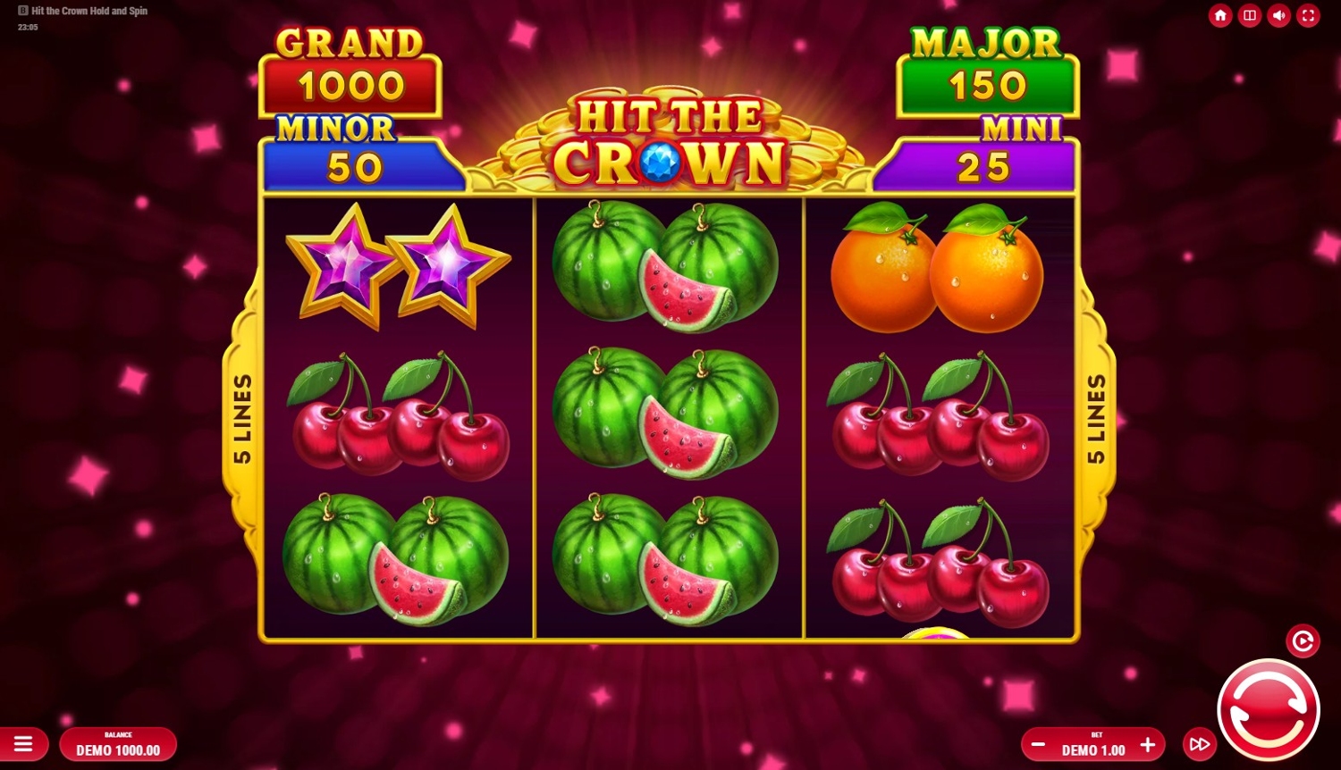Hit the Crown Hold and Spin