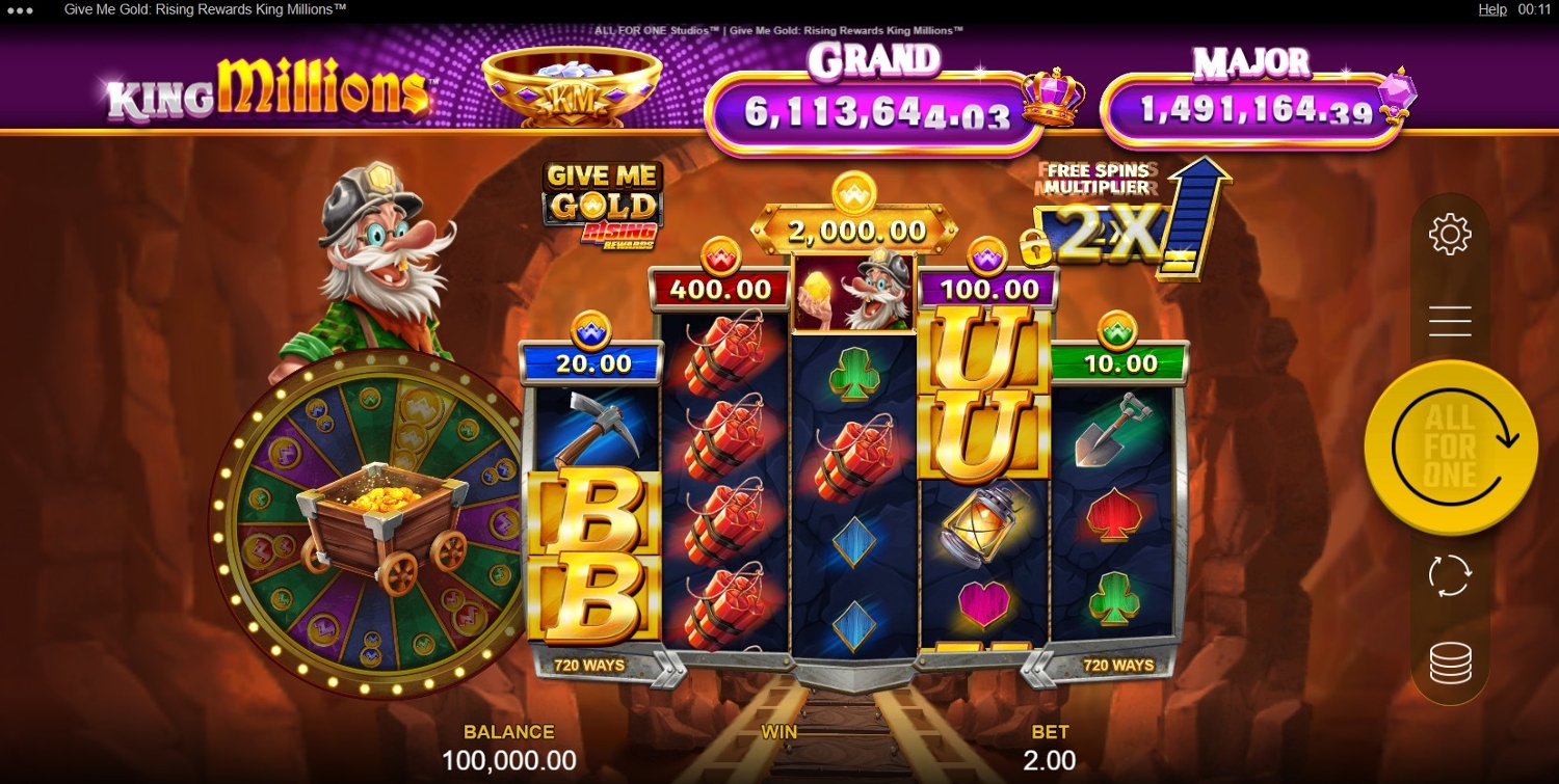 Give Me Gold: Rising Rewards King Millions