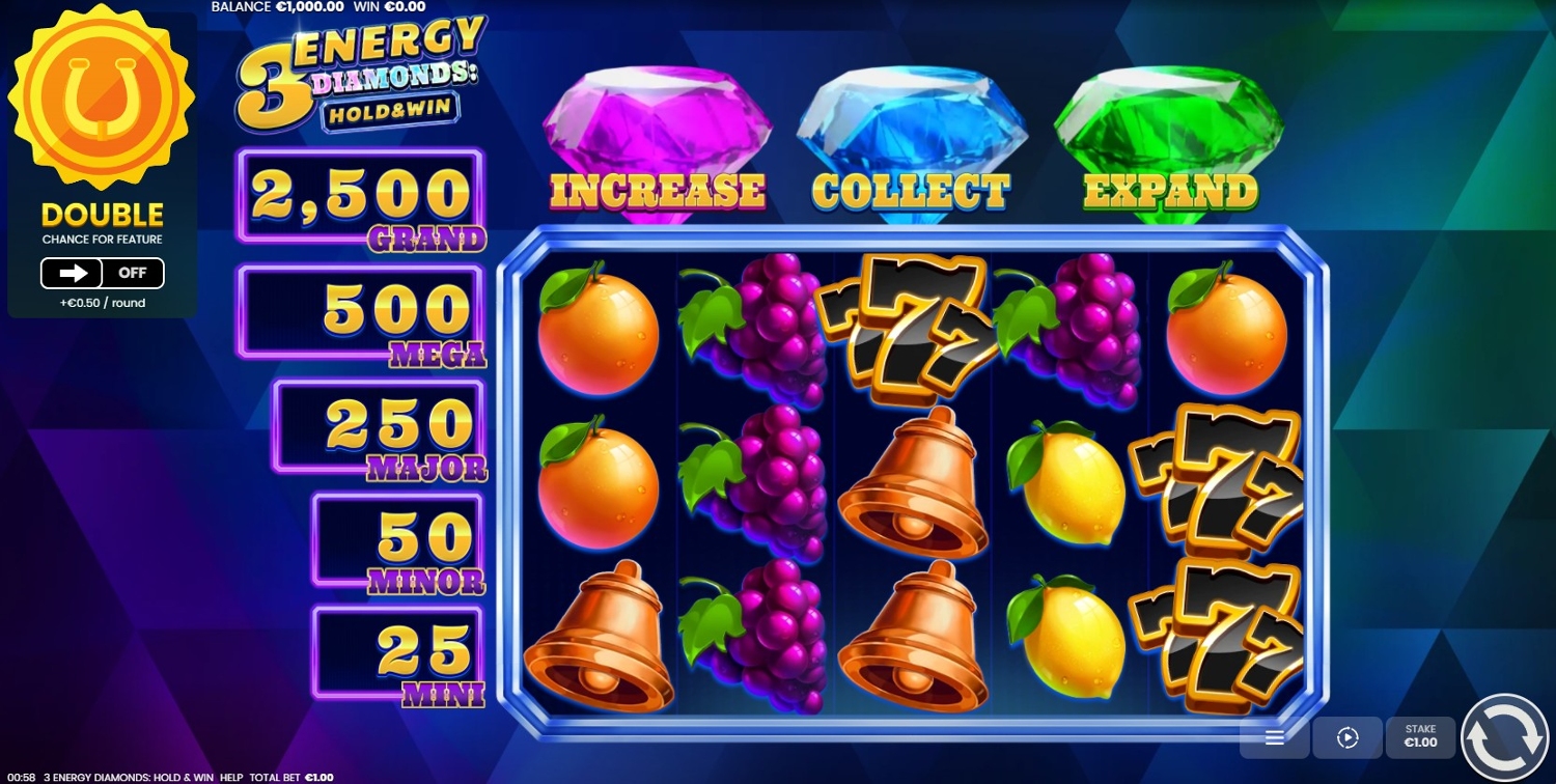 3 Energy Diamonds