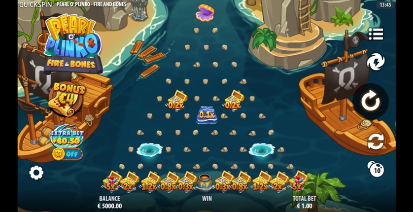 Pearl o’ Plinko – Fire & Bones