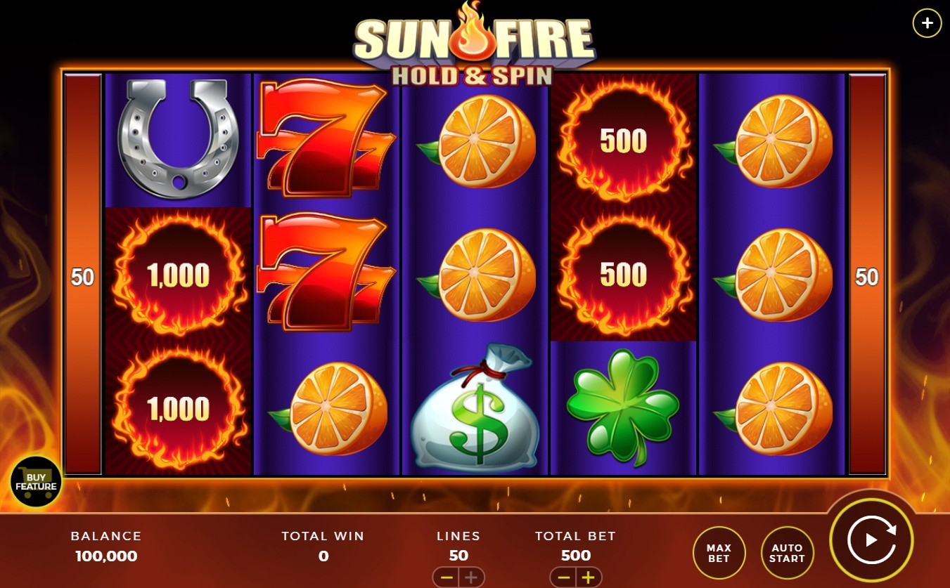 Sun Fire - Hold & Spin