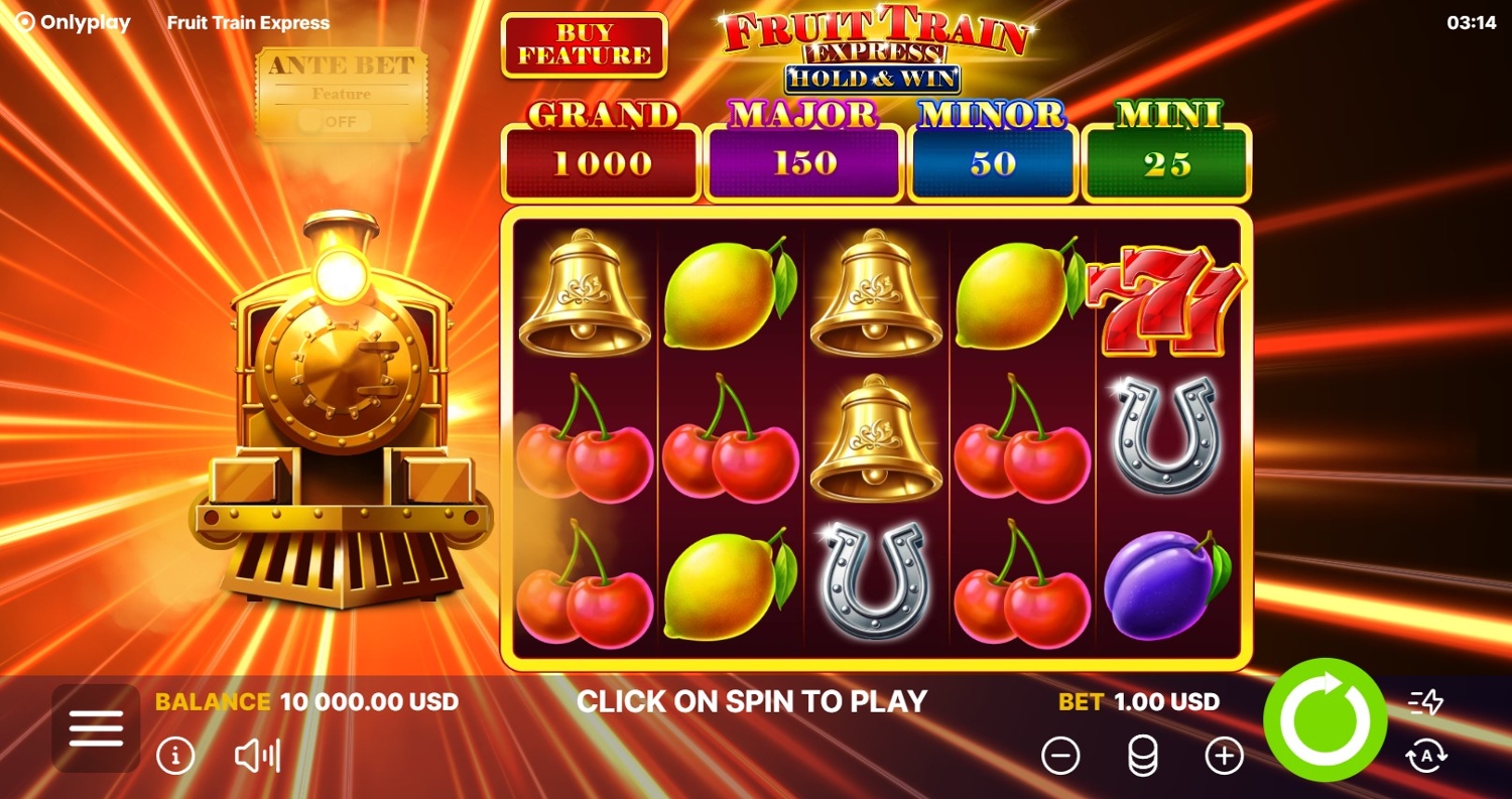 Fruit Train Express: Hold & Win