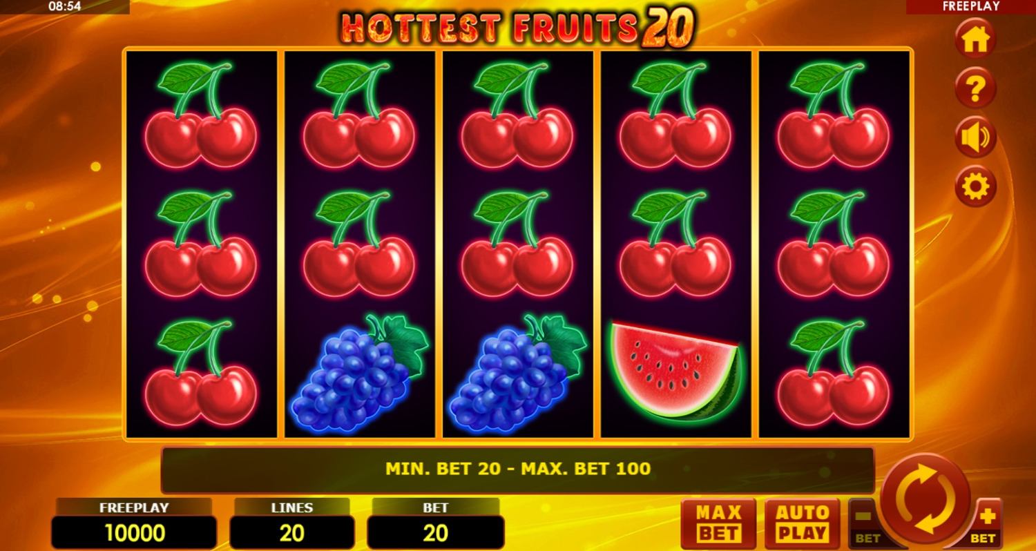 Hottest Fruits 20 Fixed Lines