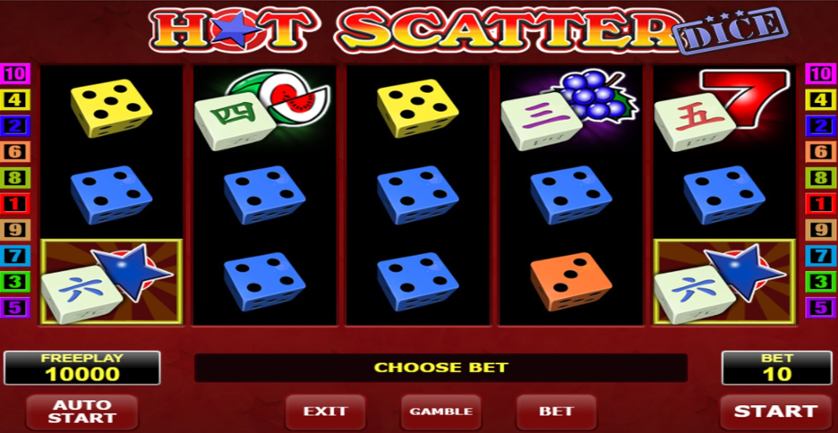 Hot Scatter Dice