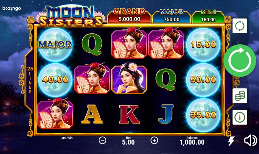 Moon Sisters Hold and Win