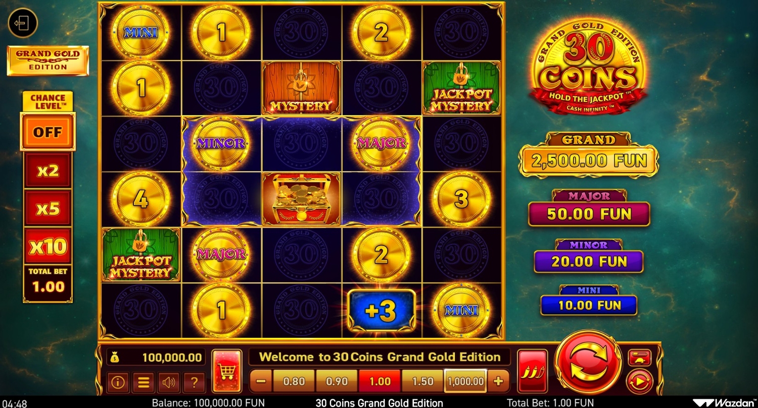 30 Coins Grand Gold Edition