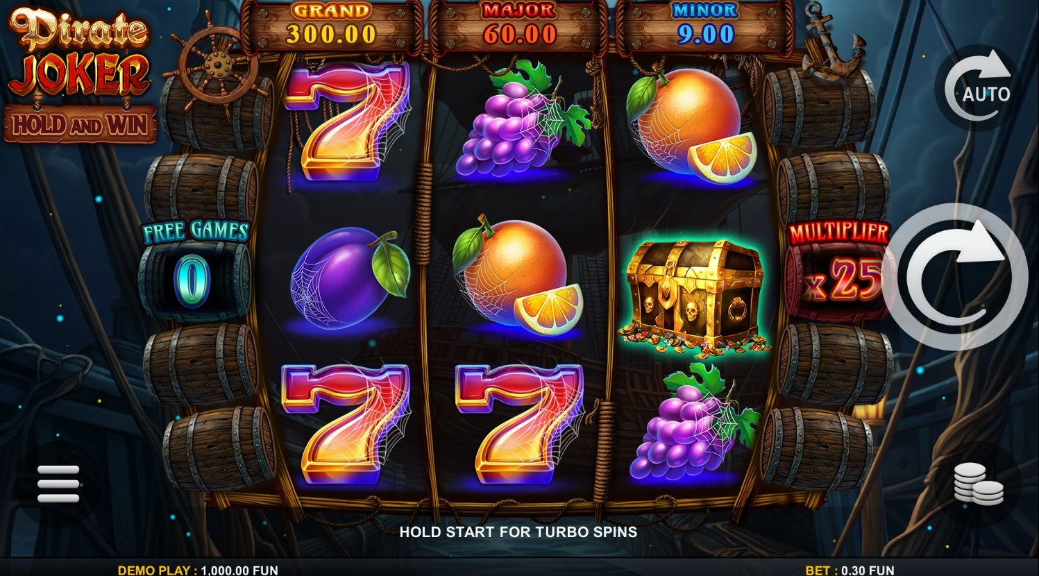 Pirate Joker Hold And Win