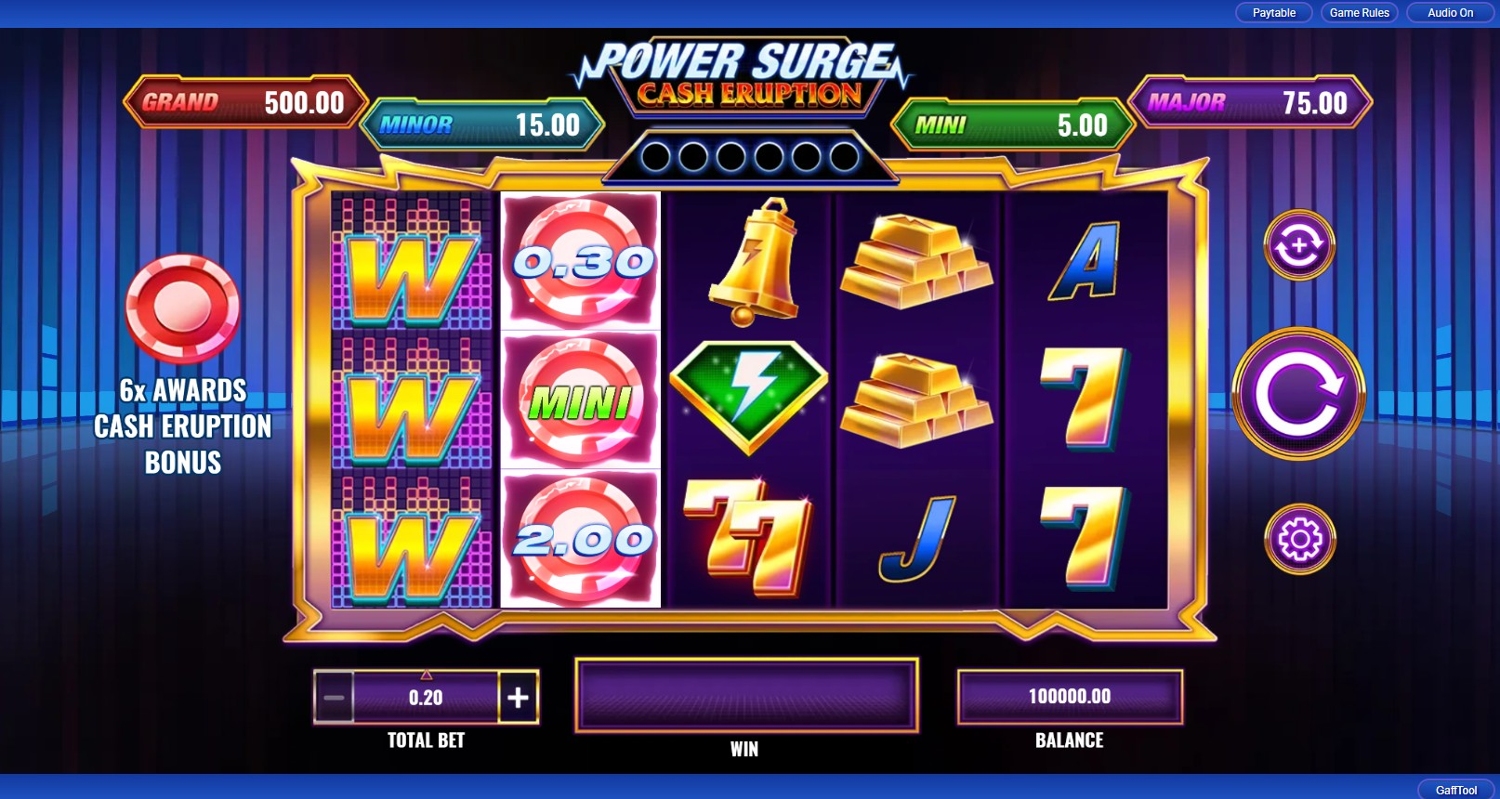 Cash Eruption Power Surge