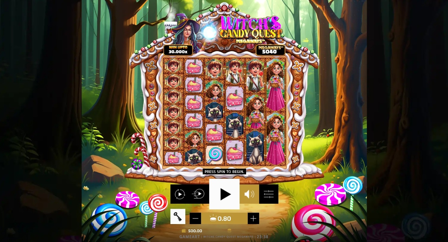 Witch's Candy Quest Megaways