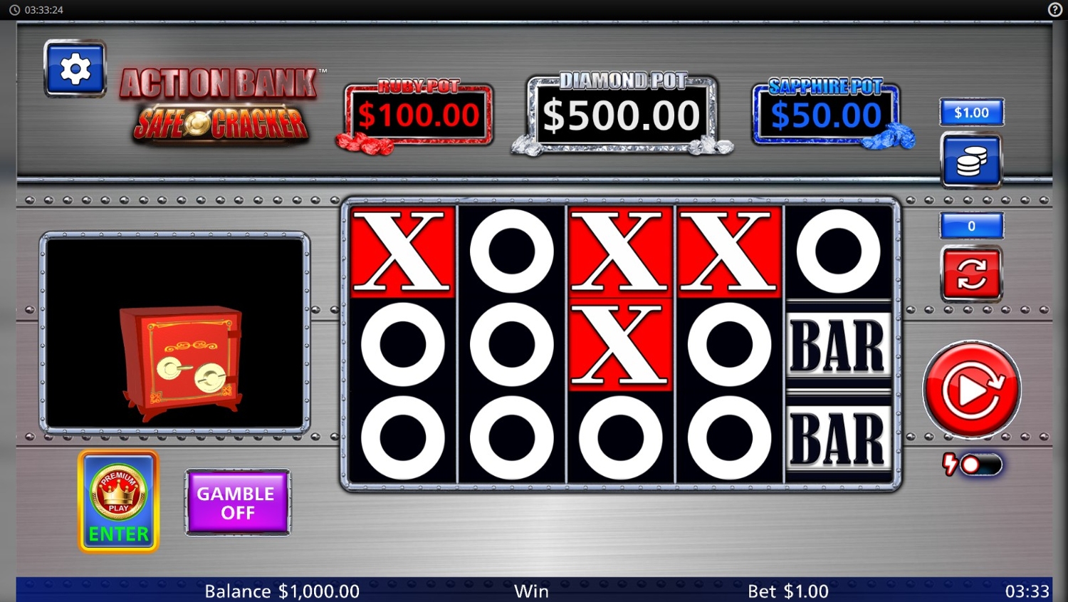 Action Bank Safe Cracker