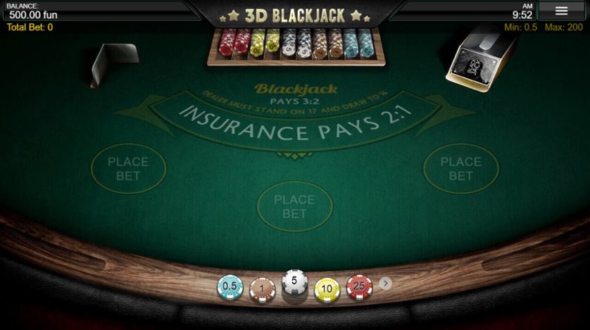 3D Blackjack