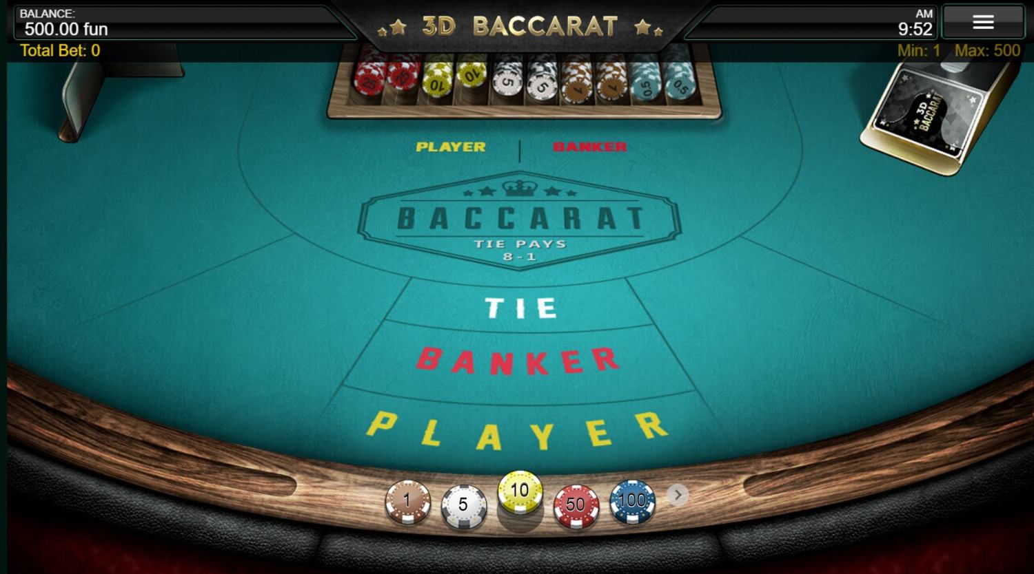 3D Baccarat