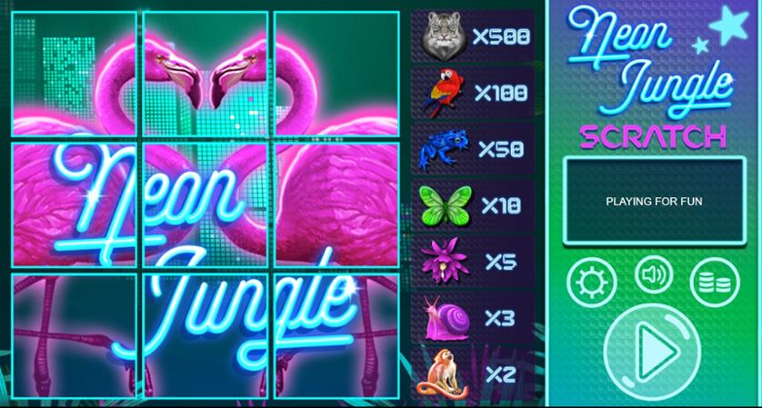 Neon Jungle Scratch