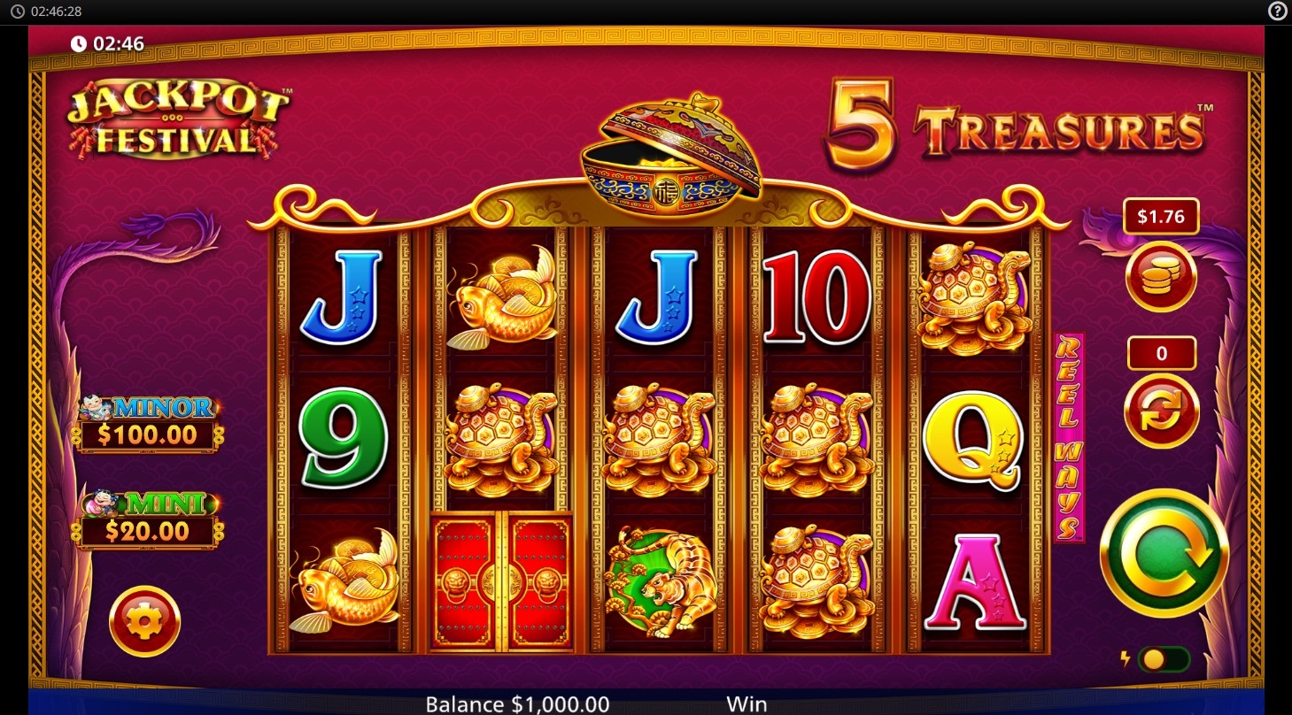 5 Treasures Jackpot Festival