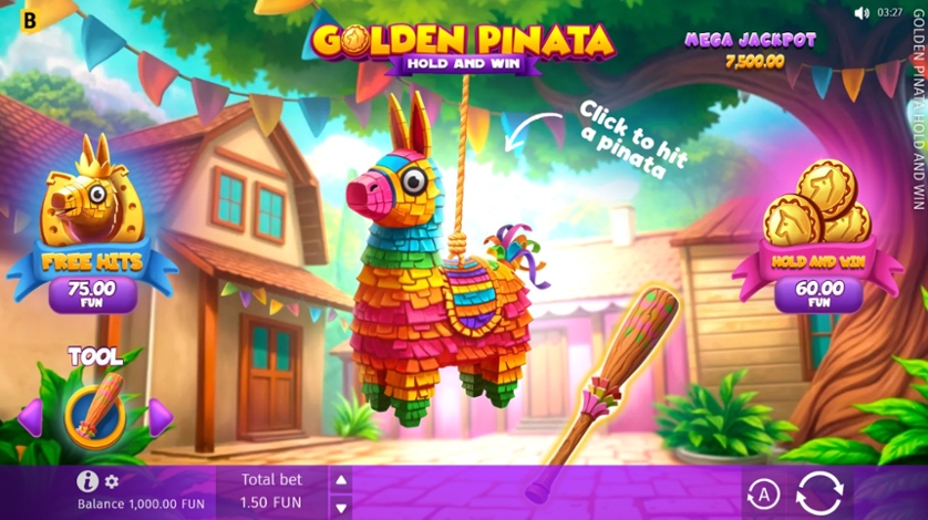 Golden Pinata Hold & Win