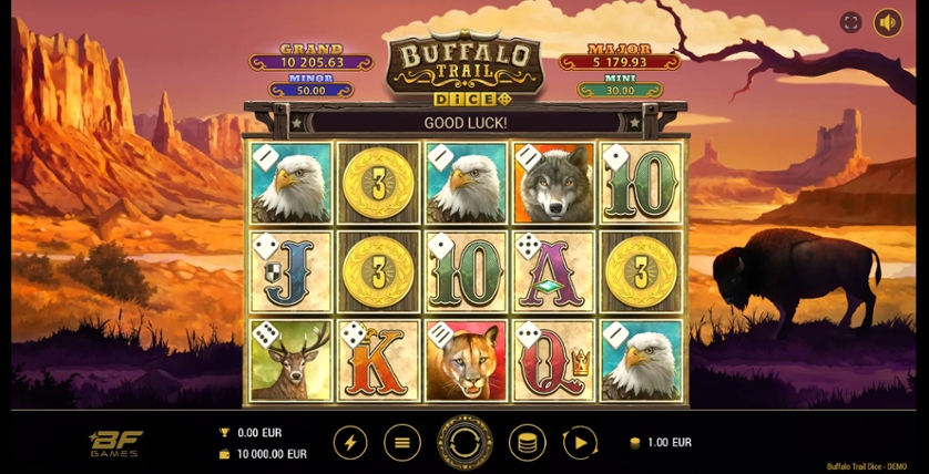Buffalo Trail Dice