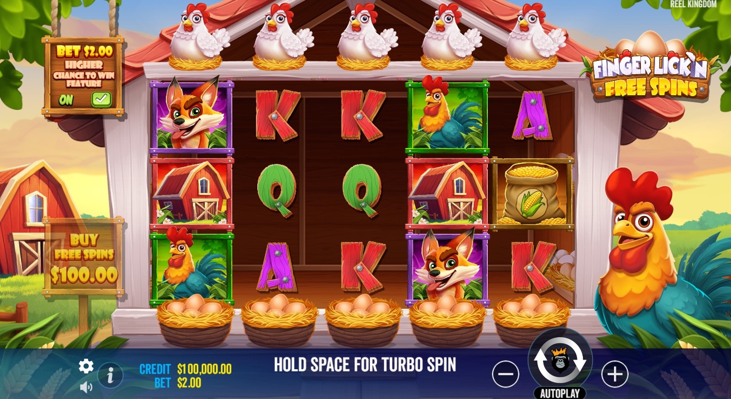 Finger Lick’n Freespins