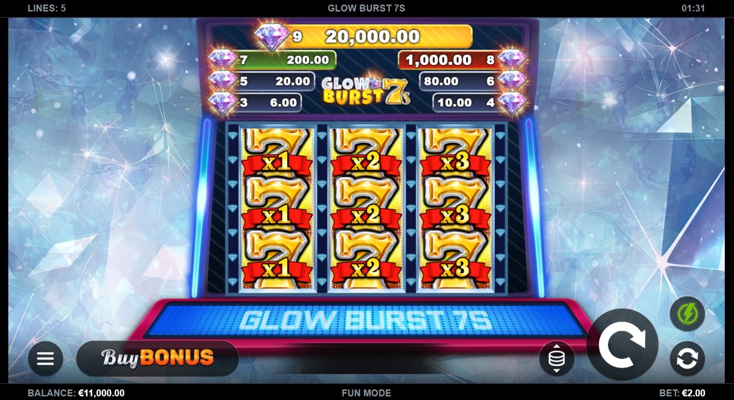 Glow Burst 7s