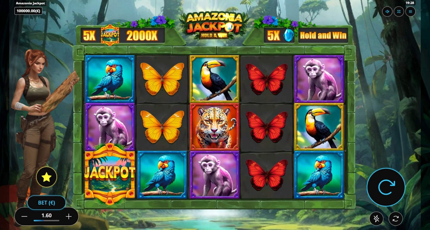 Amazonia Jackpot Hold and Win