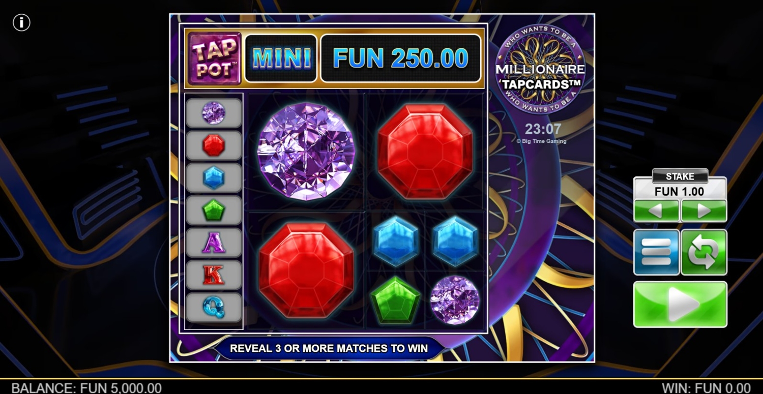 Millionaire Tapcards