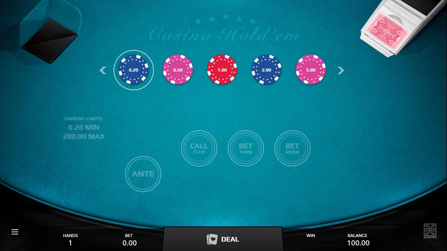 Casino Hold'em (Mascot Gaming)