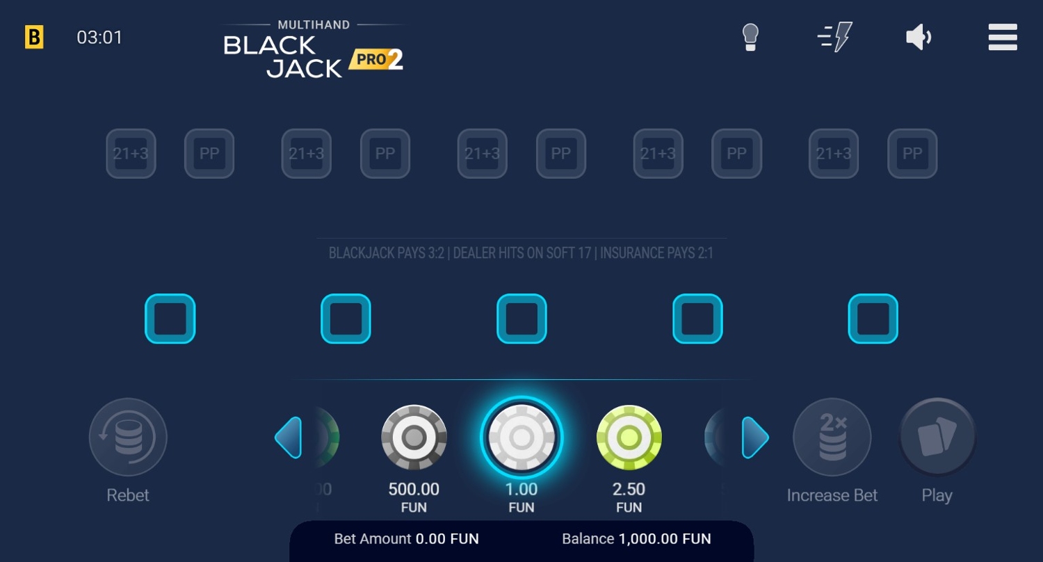 Multihand Blackjack Pro 2