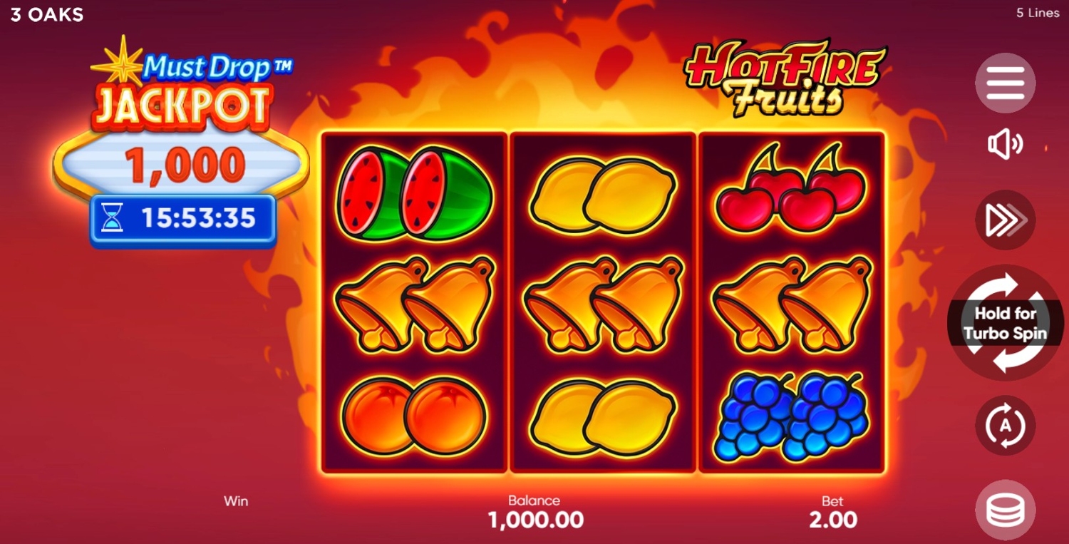 Must Drop Jackpot Hot Fire Fruits