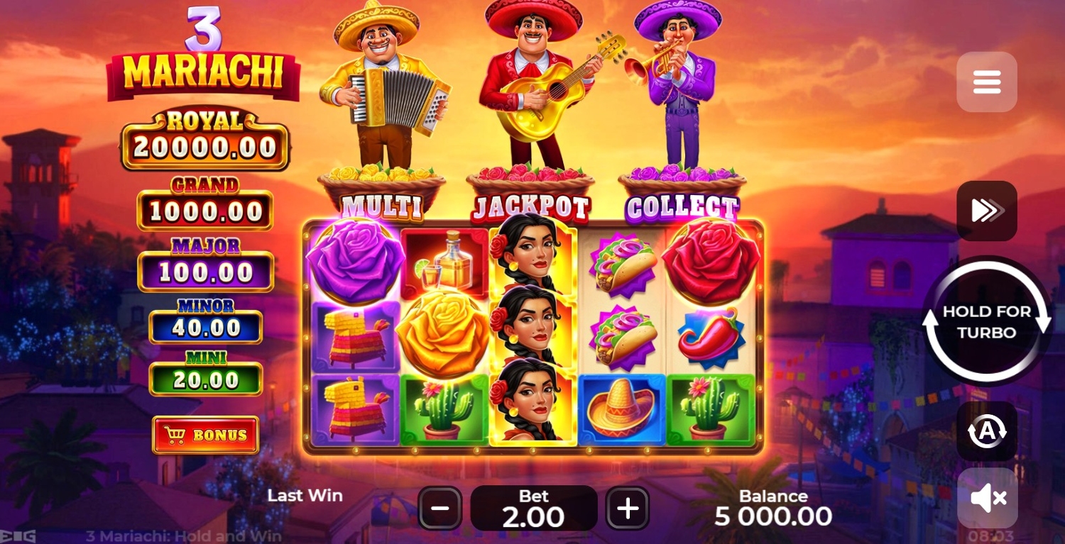 3 Mariachi: Hold & Win