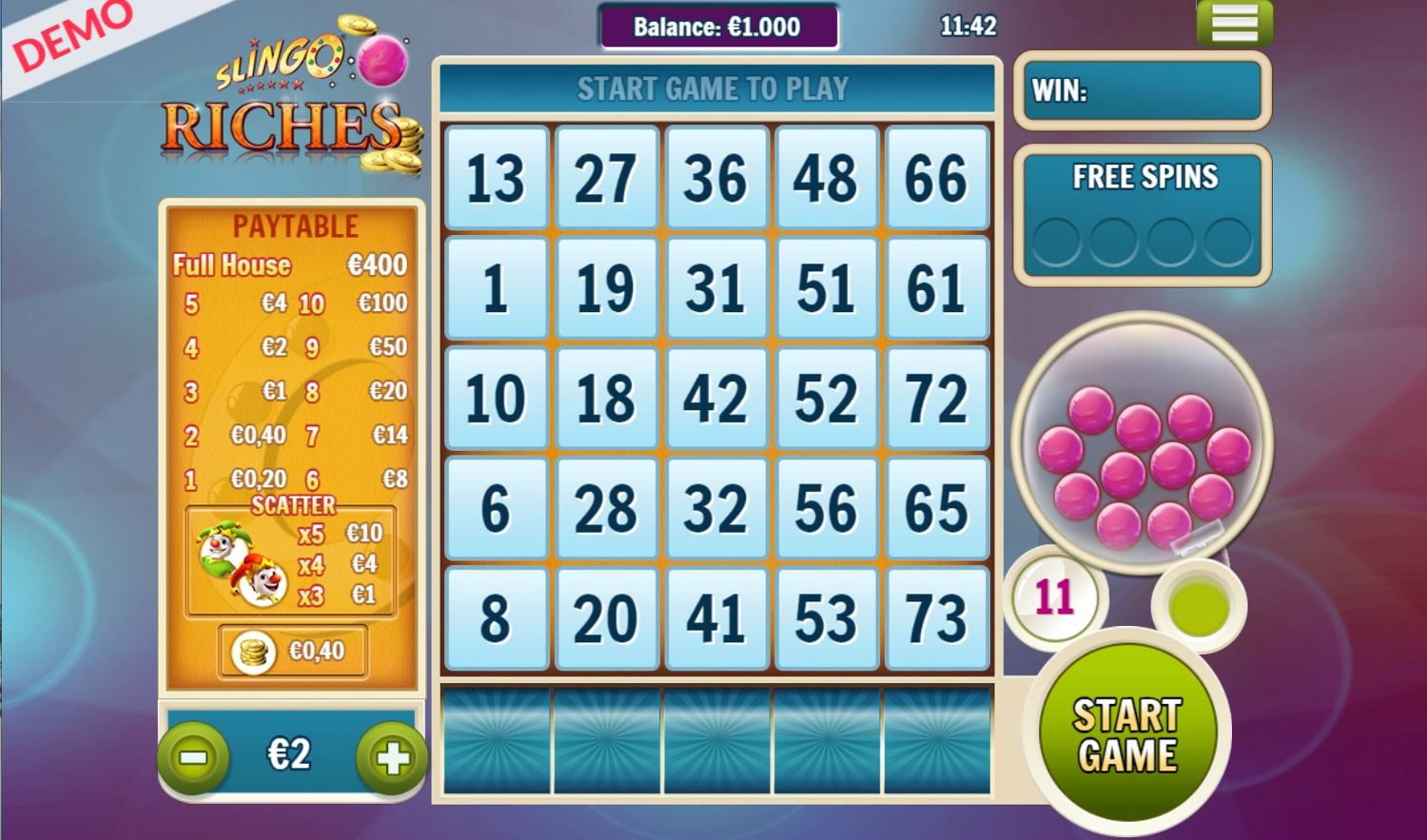 Slingo Riches