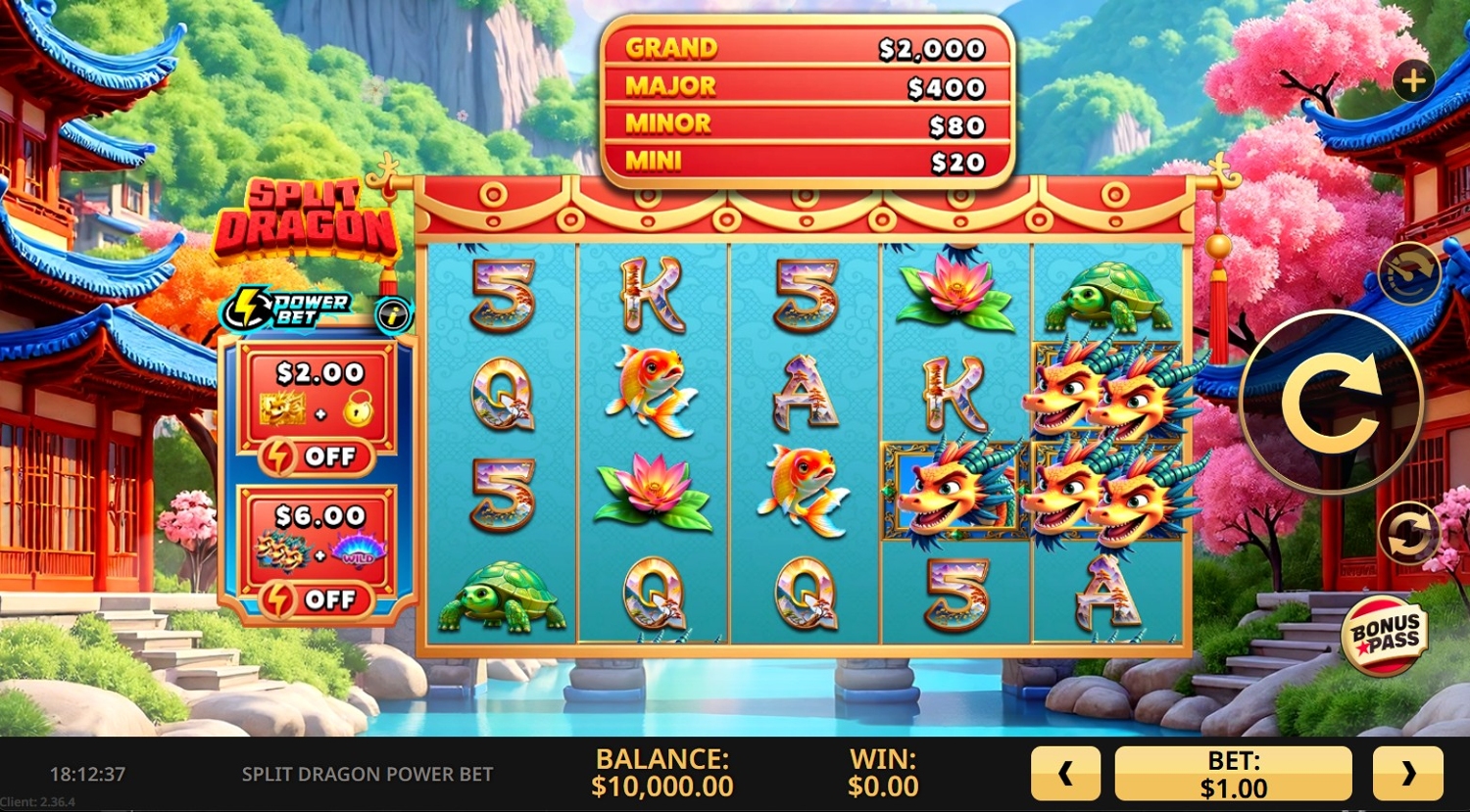 Split Dragon Power Bet