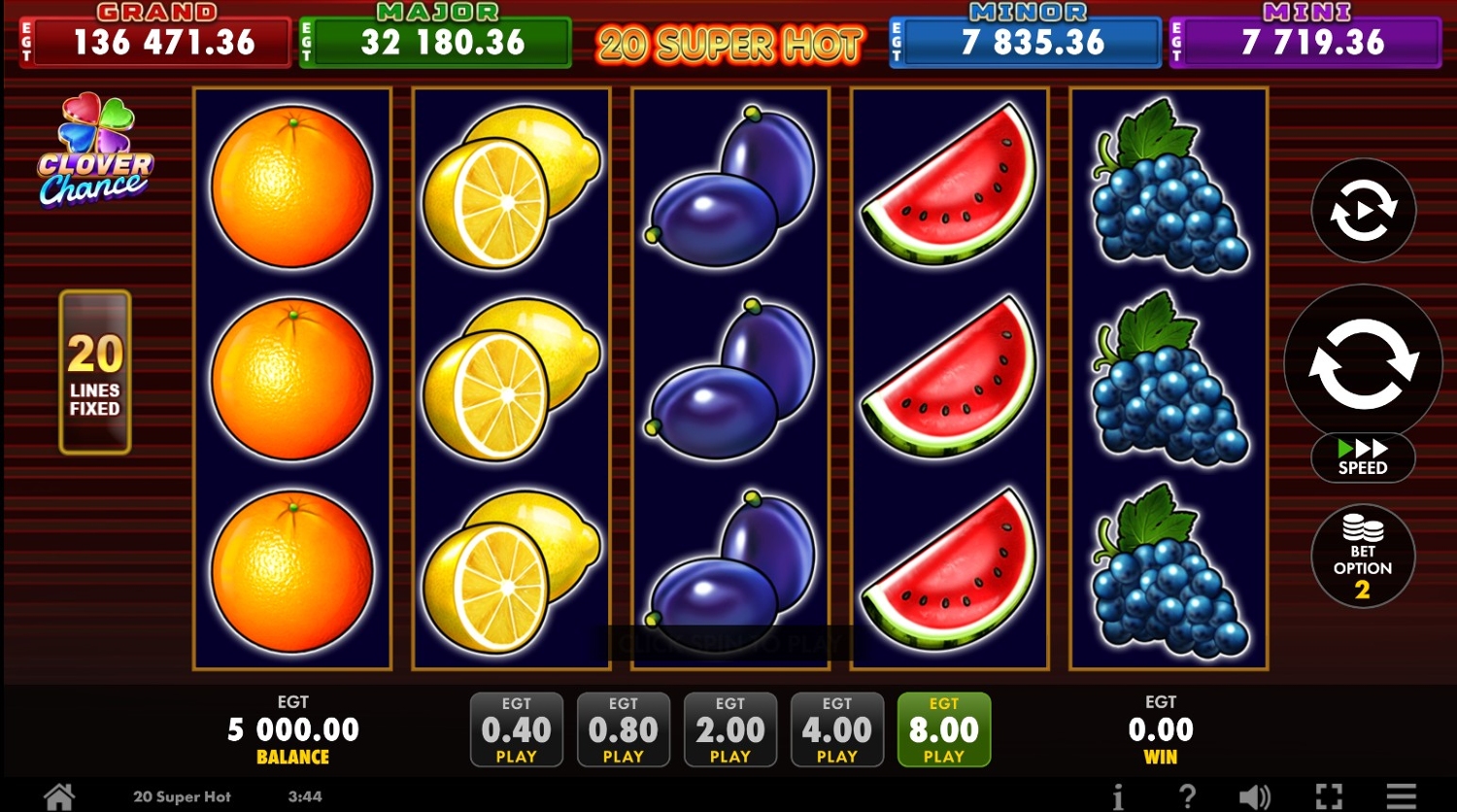 20 Super Hot Clover Chance