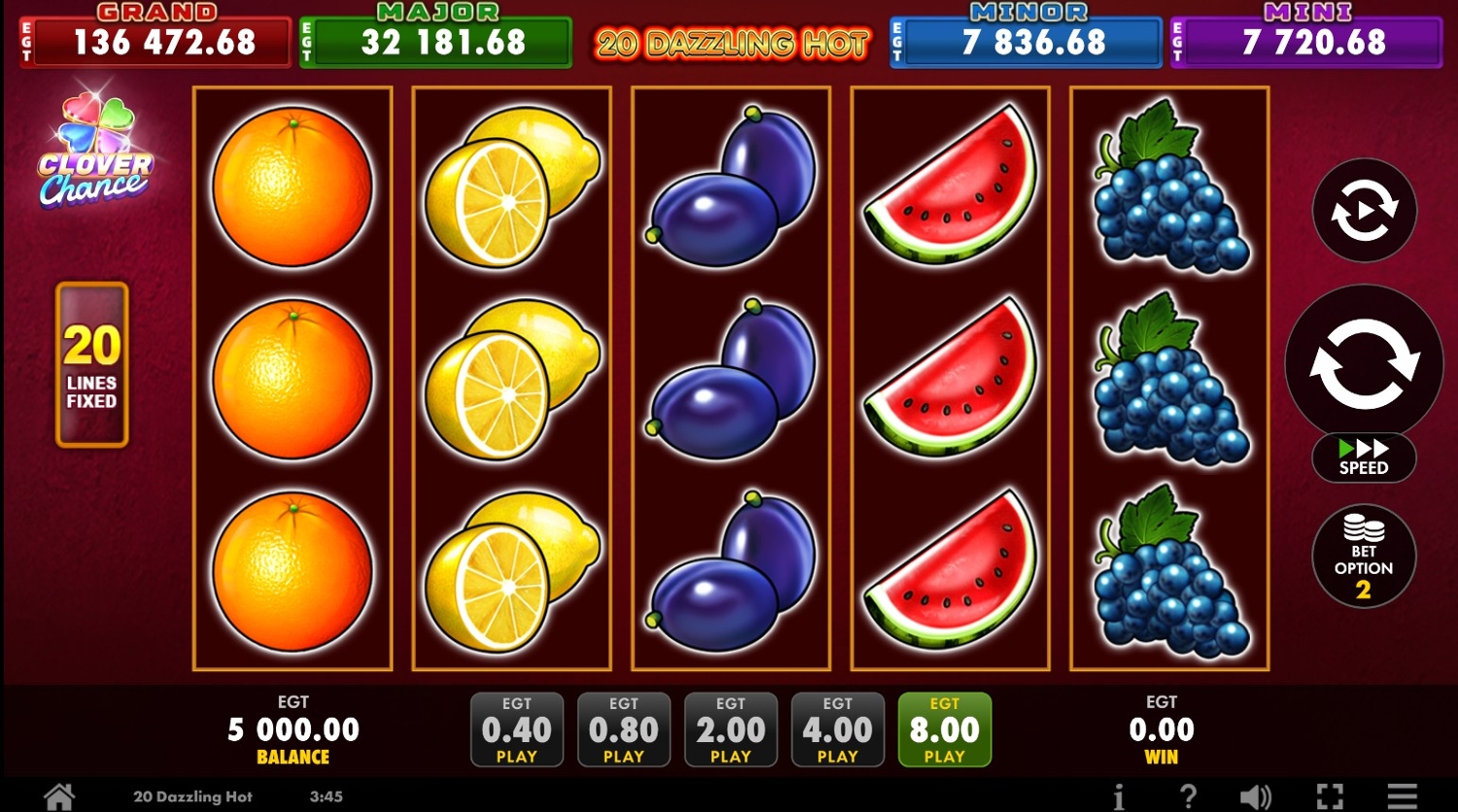 20 Dazzling Hot Clover Chance