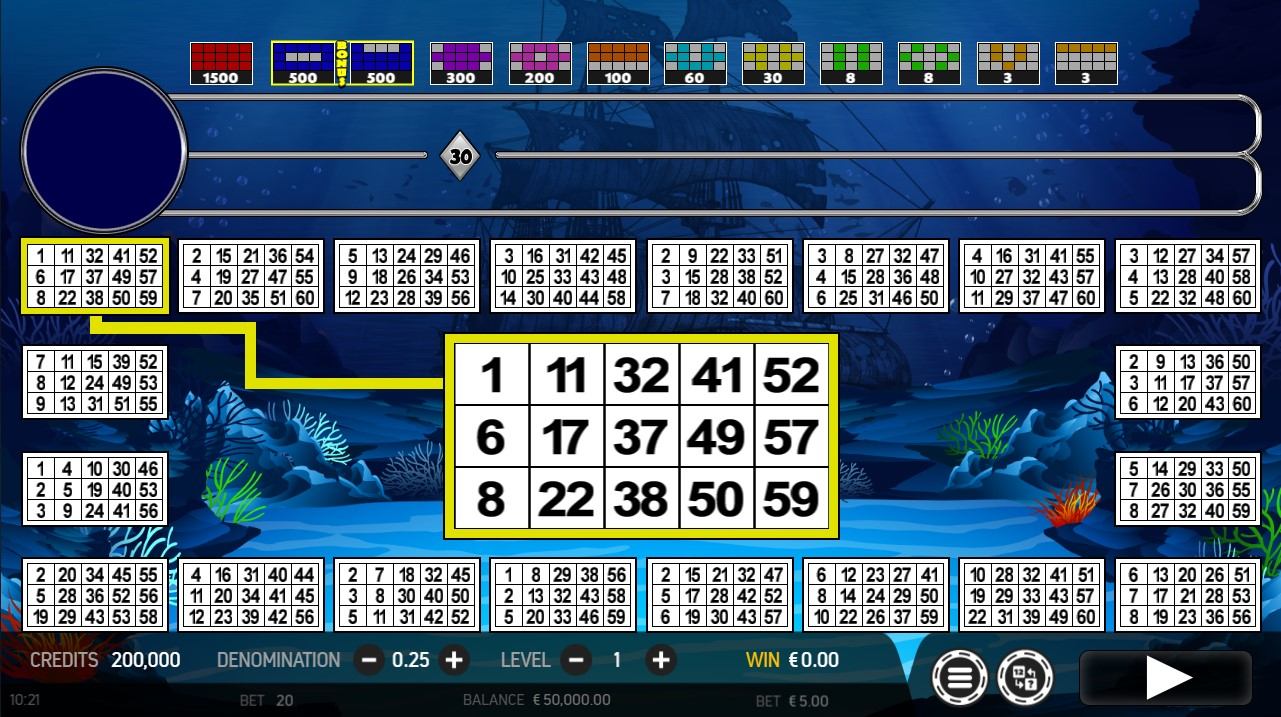 Underwater Riches Bingo