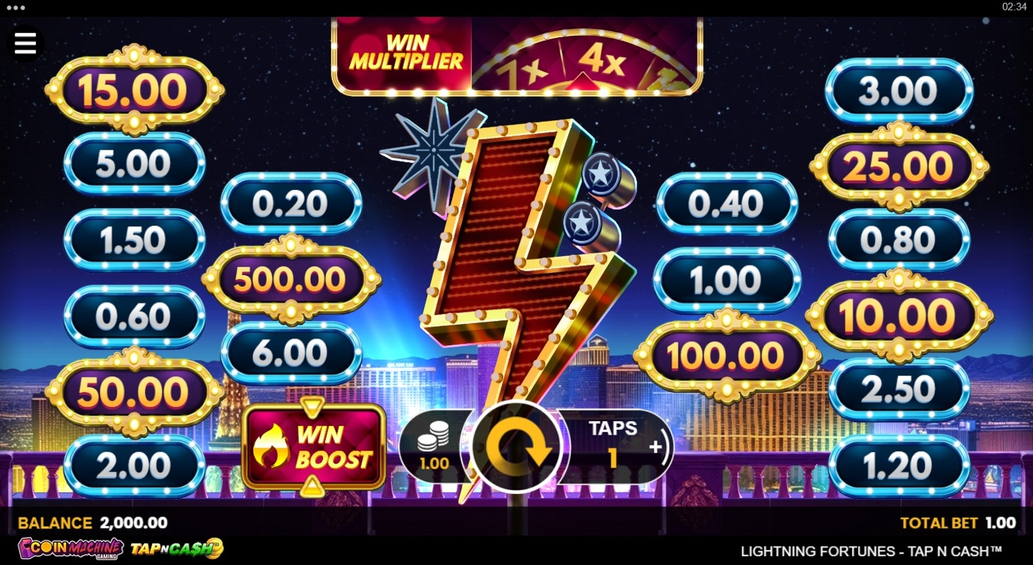 Lightning Fortunes - Tap n Cash