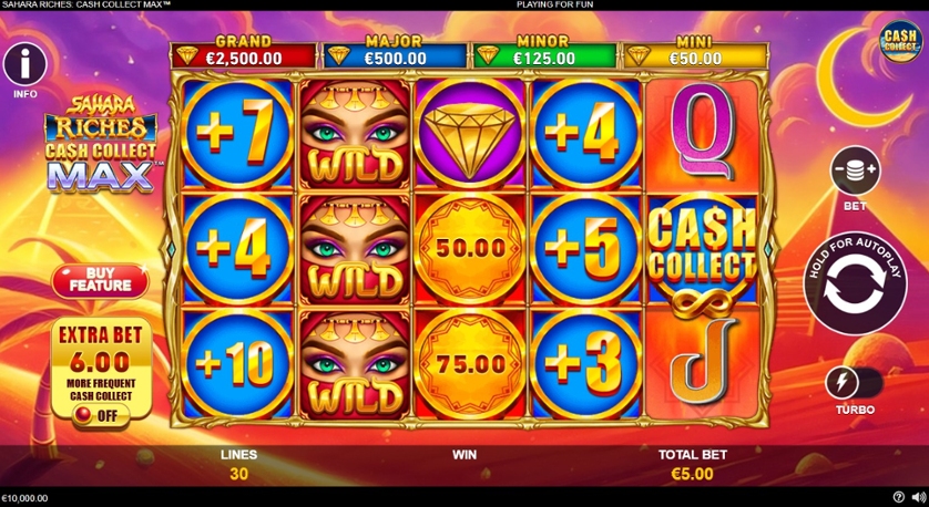 Sahara Riches Cash Collect Max