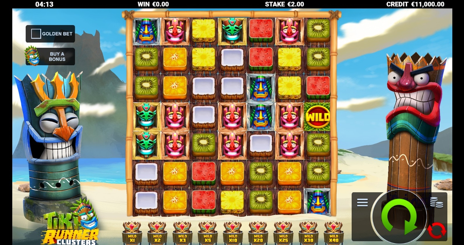 Tiki Runners Clusters
