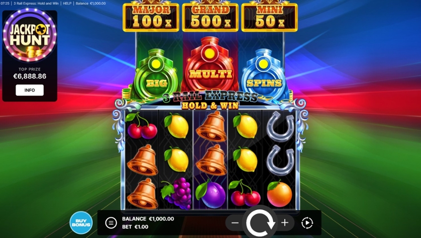 3 Rail Express Hold & Win