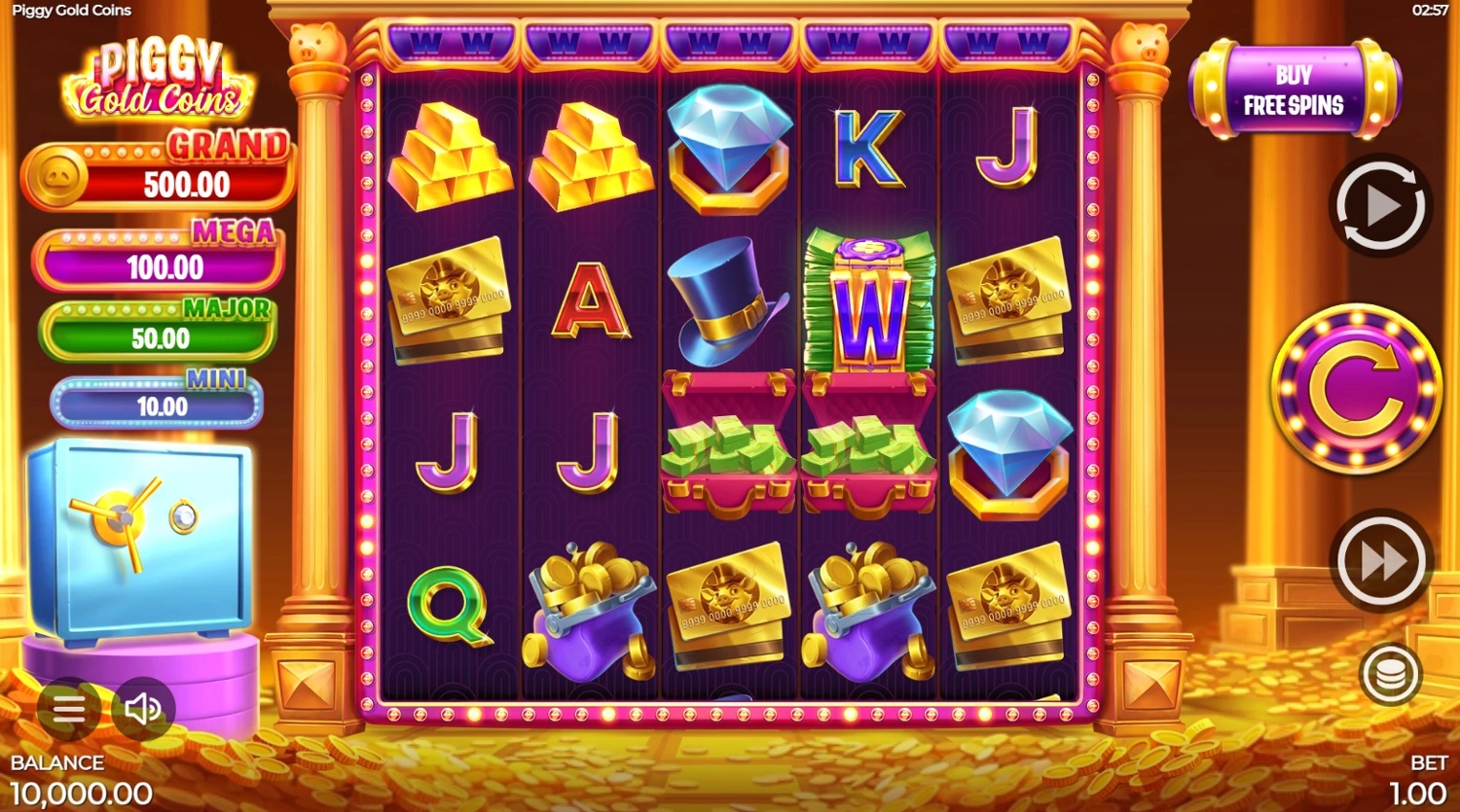 Piggy Gold Coins