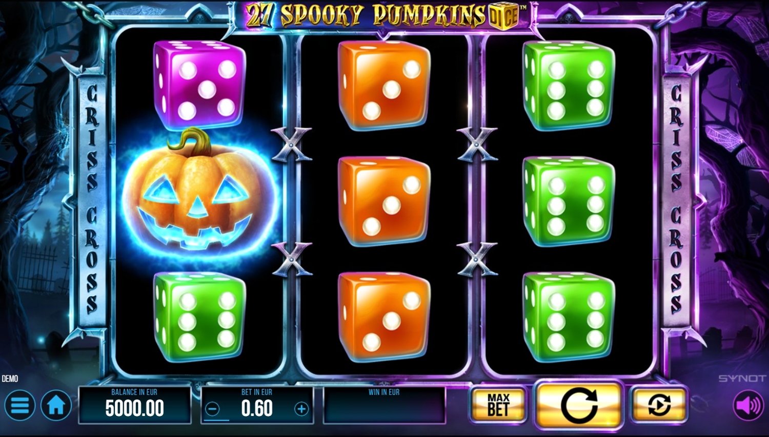 27 Spooky Pumpkins Dice