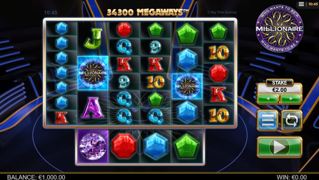 Who Wants To Be A Millionaire Megaways