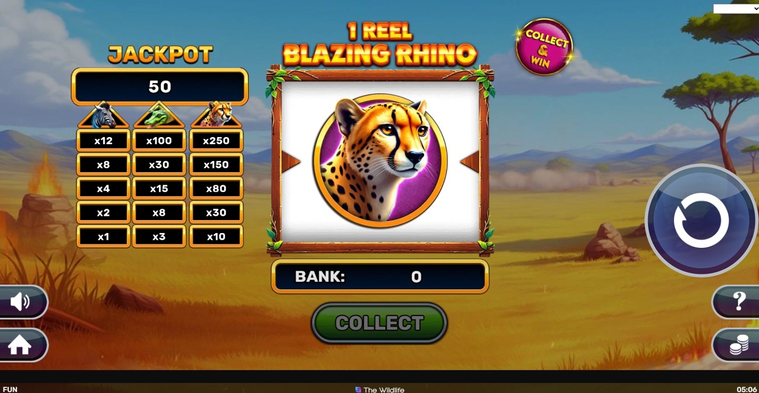 1 Reel - Blazing Rhino