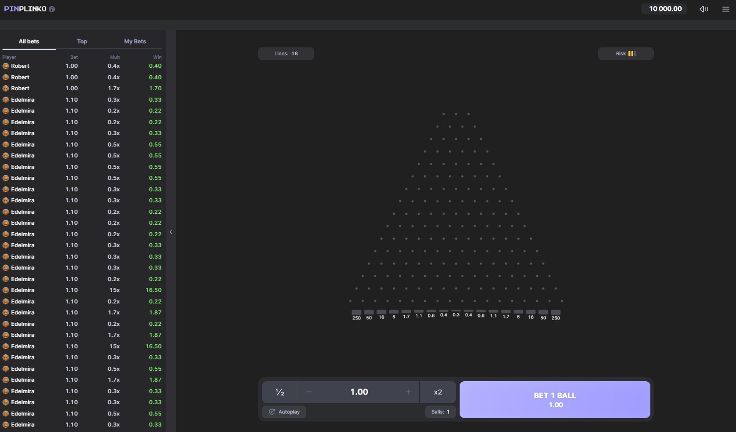 Pin Plinko