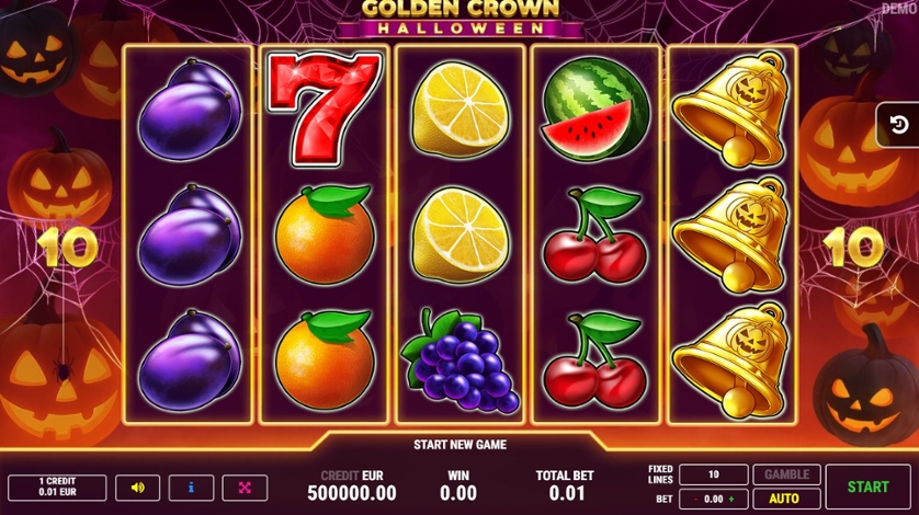 Golden Crown Halloween