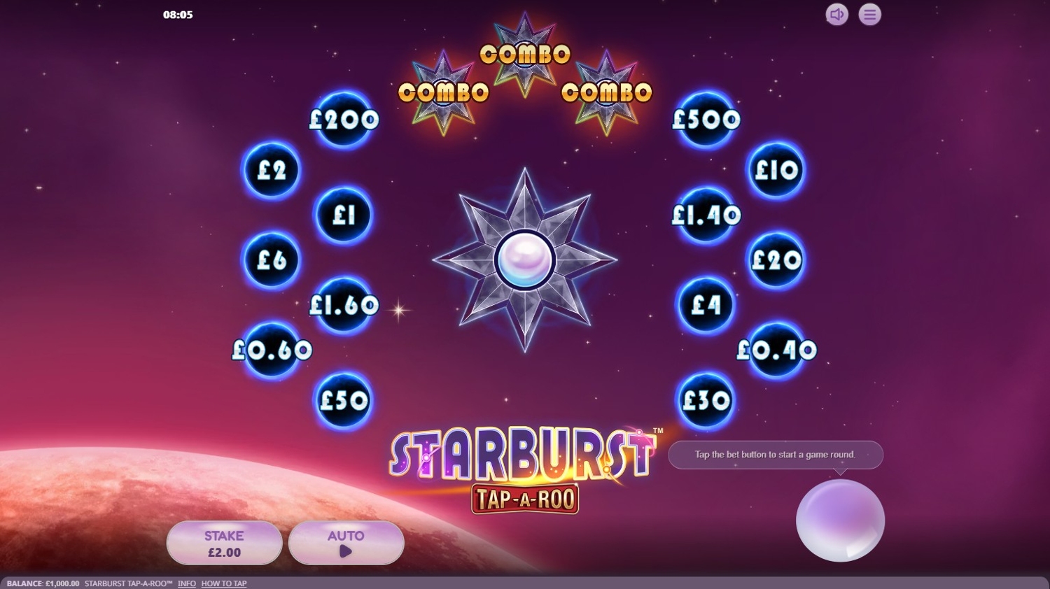 Starburts Tap-A-Roo