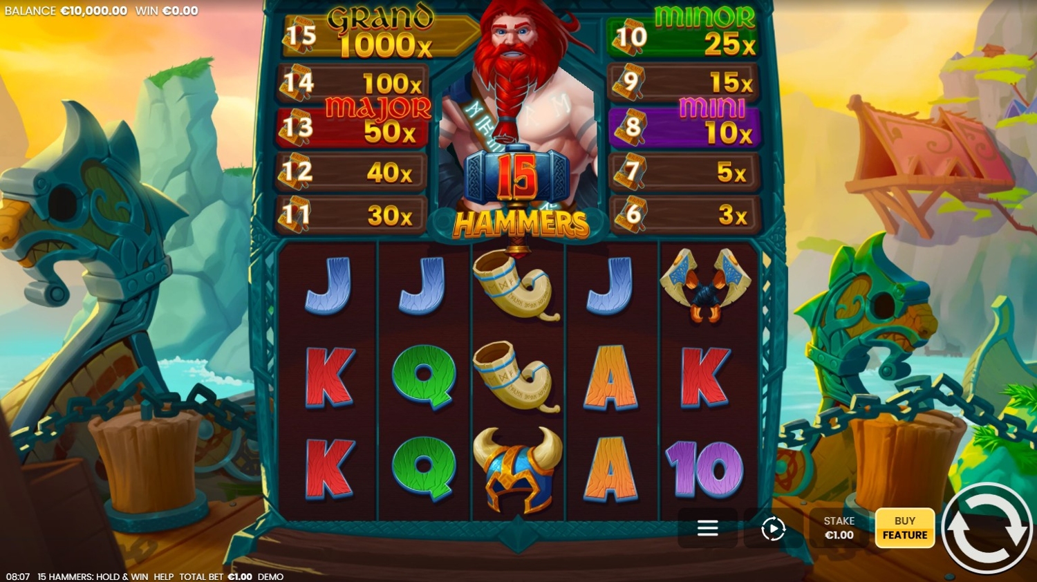 15 Hammers: Hold & Win