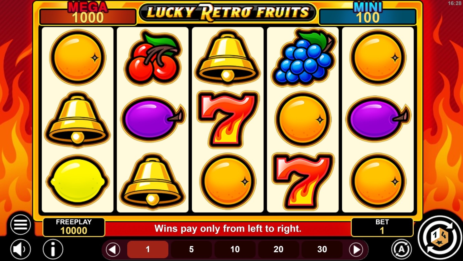 Lucky Retro Fruits Hold And Win