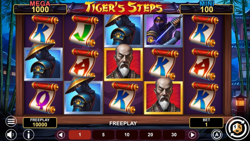 Tiger's Steps Hold And Win
