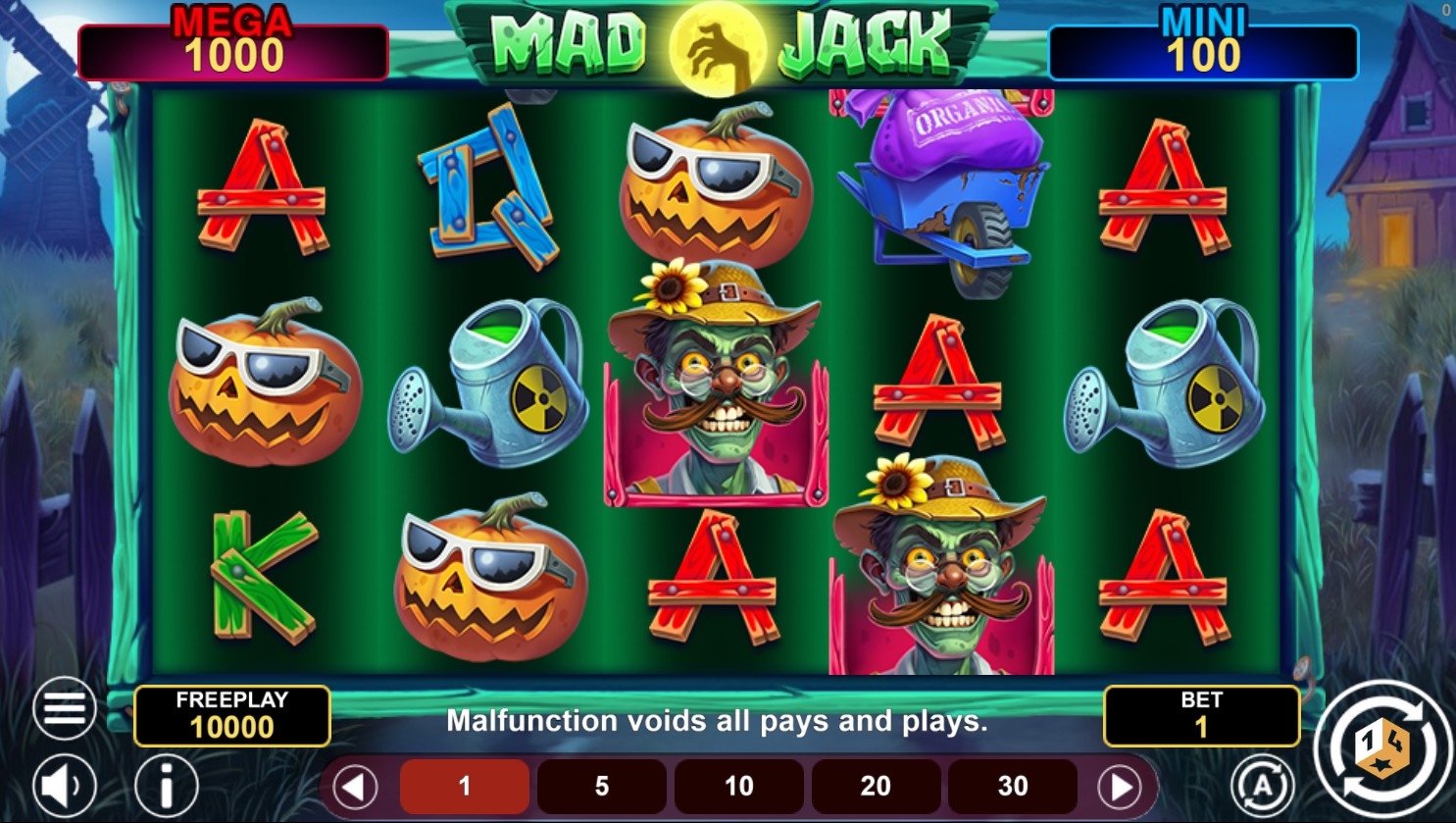 Mad Jack Hold And Win