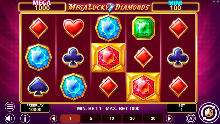 Mega Lucky Diamonds Hold And Win