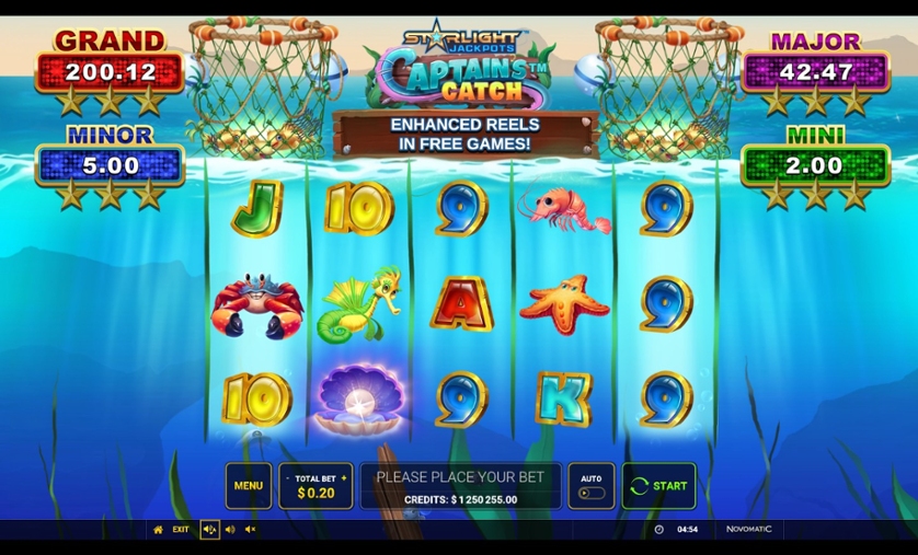 Starlight Jackpots Captain's Catch